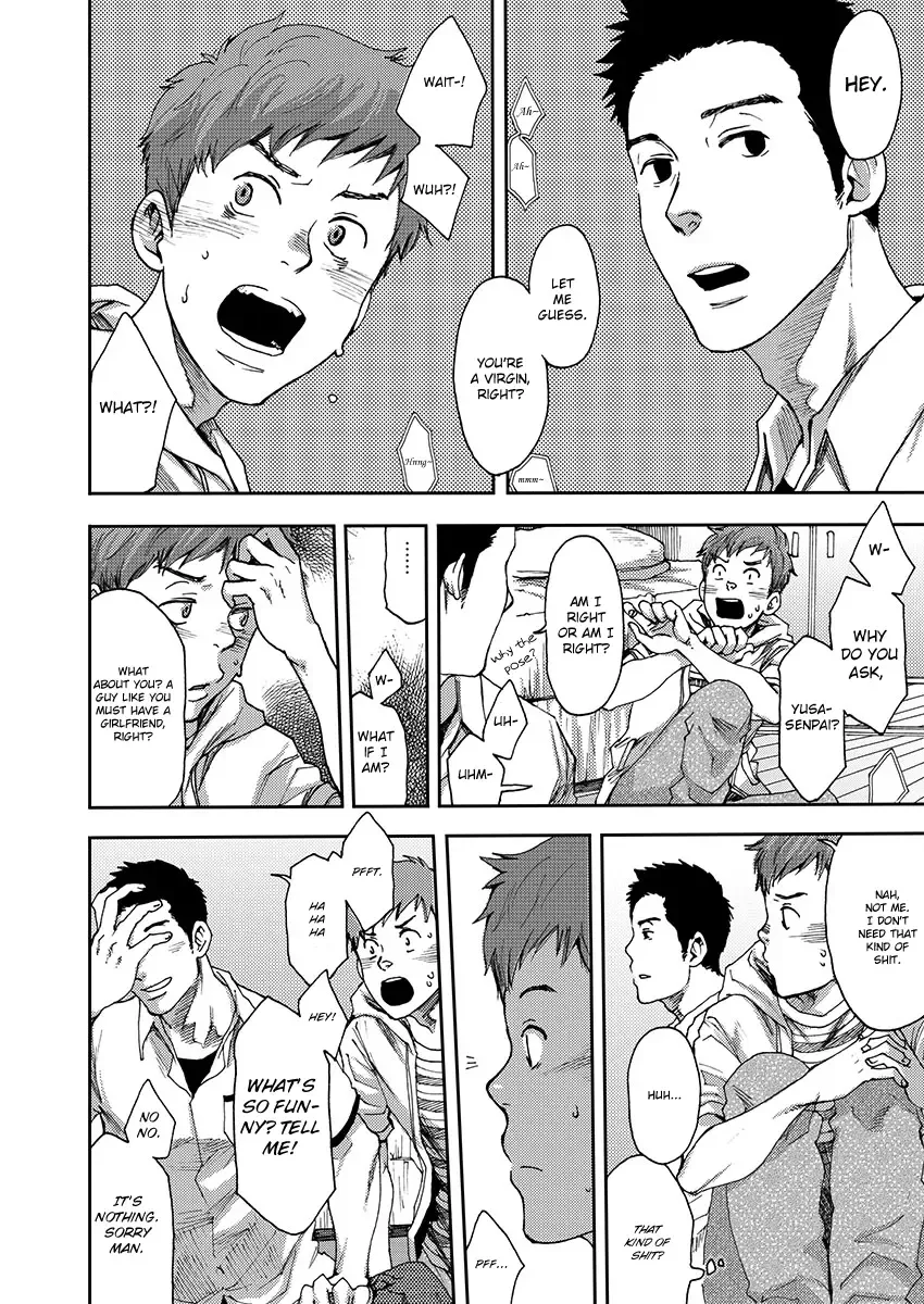 [Tsukumo Gou] 7-kakan. ~ Nonke wa Gay ni Mezameru ka? 1 | 7 DAYS. ~ Can I Turn Gay in Seven Days? 1 (decensored) Fhentai - Page 12