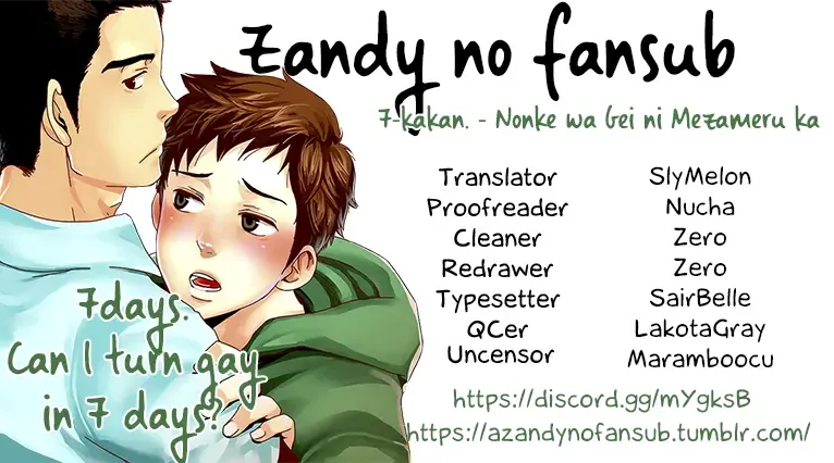 [Tsukumo Gou] 7-kakan. ~ Nonke wa Gay ni Mezameru ka? 1 | 7 DAYS. ~ Can I Turn Gay in Seven Days? 1 (decensored) Fhentai - Page 28