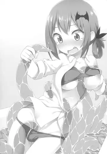 [Kannazuki Motofumi] Satania VS Shokushuburo | Satania VS Tentacle Bath Fhentai - Page 2