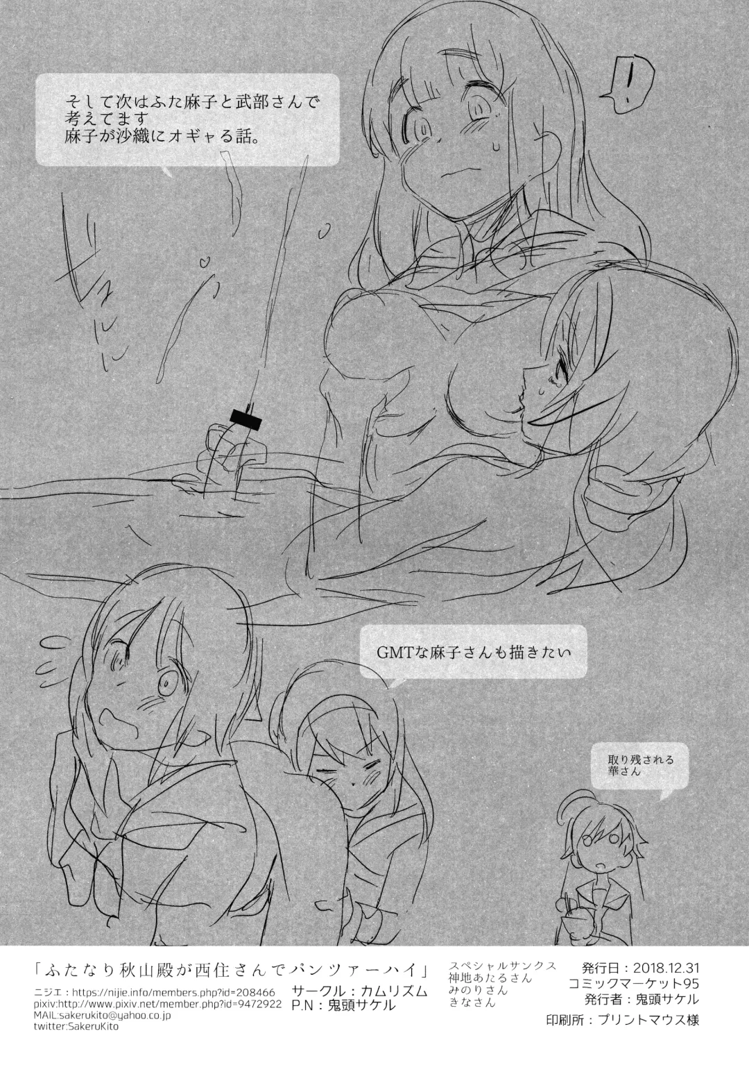 [Kito Sakeru] Futanari Akiyama-dono ga Nishizumi-san de Panzer High!! Fhentai - Page 20