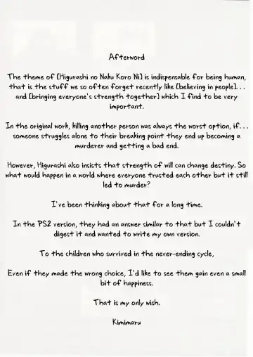 [Kimimaru] Higurashi no Naku You ni San Fhentai - Page 137