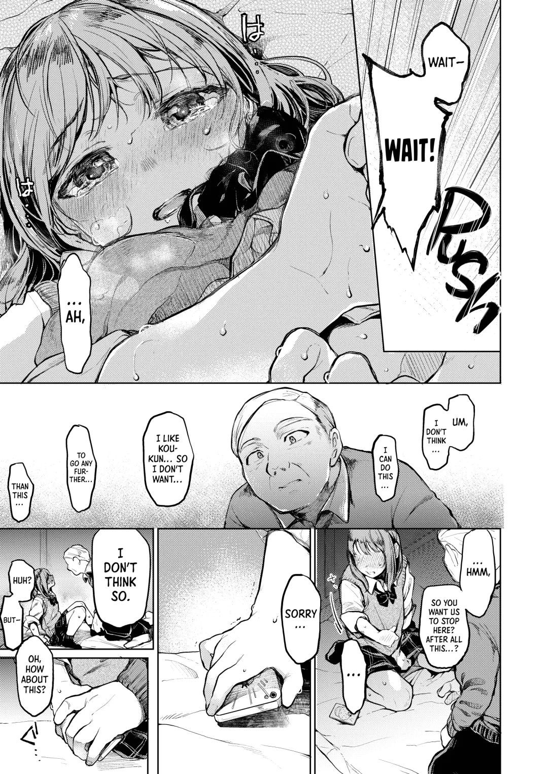 [Tarazoo] Oji-san to. ~Watanabe Marin no Baai~ | With an Old Guy. ~The Case of Watanabe Marin~ Fhentai - Page 6