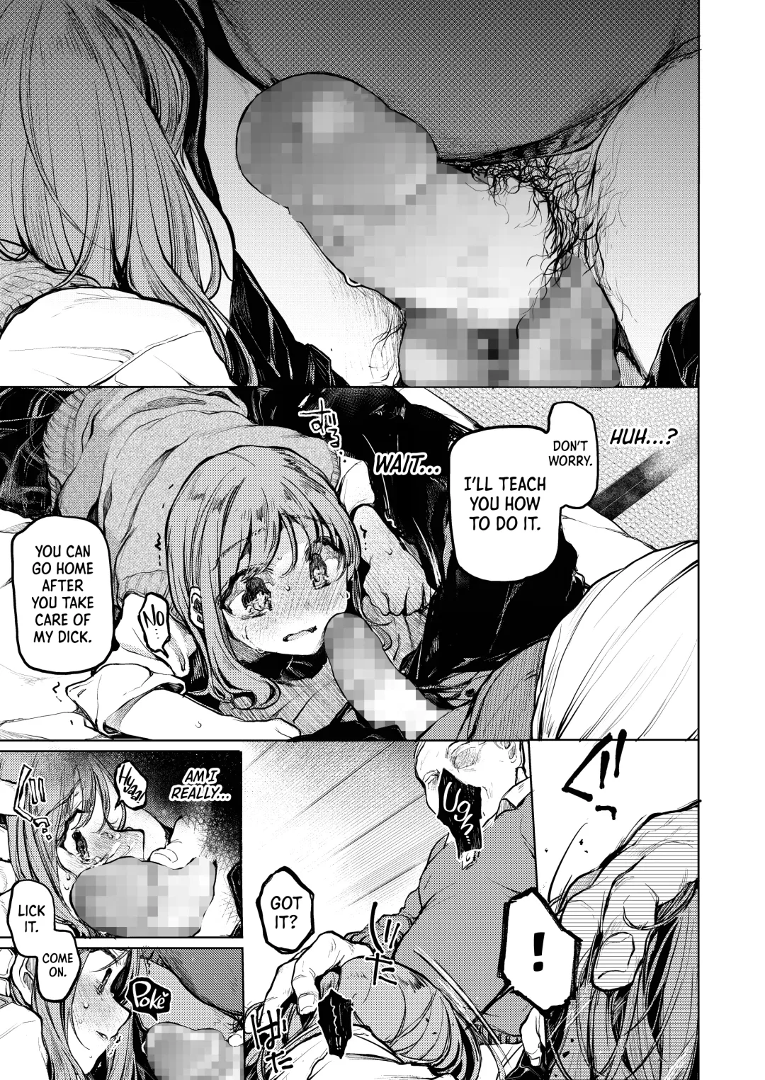 [Tarazoo] Oji-san to. ~Watanabe Marin no Baai~ | With an Old Guy. ~The Case of Watanabe Marin~ Fhentai - Page 8