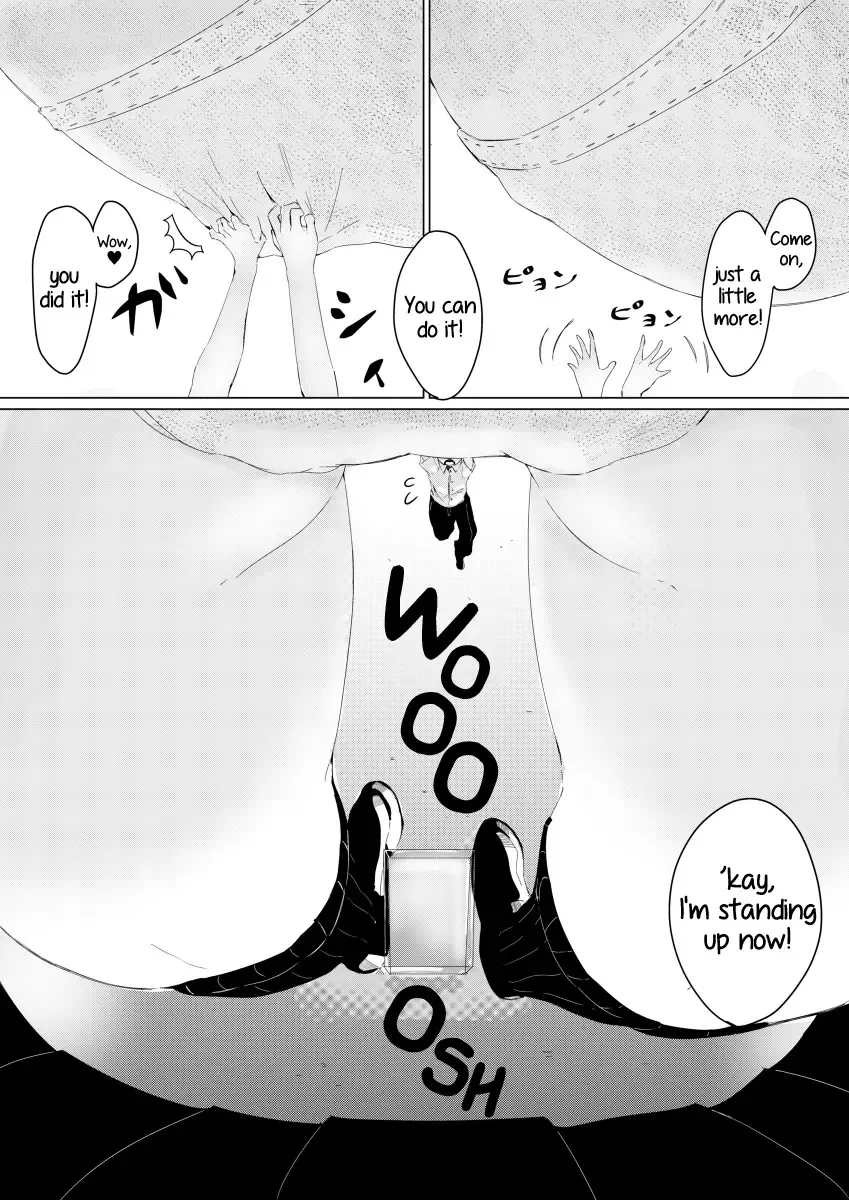 [Marushamo] Sachie-chan wa Chiisakushitai | Sachie-chan Wants to Make Him Smaller Fhentai - Page 4