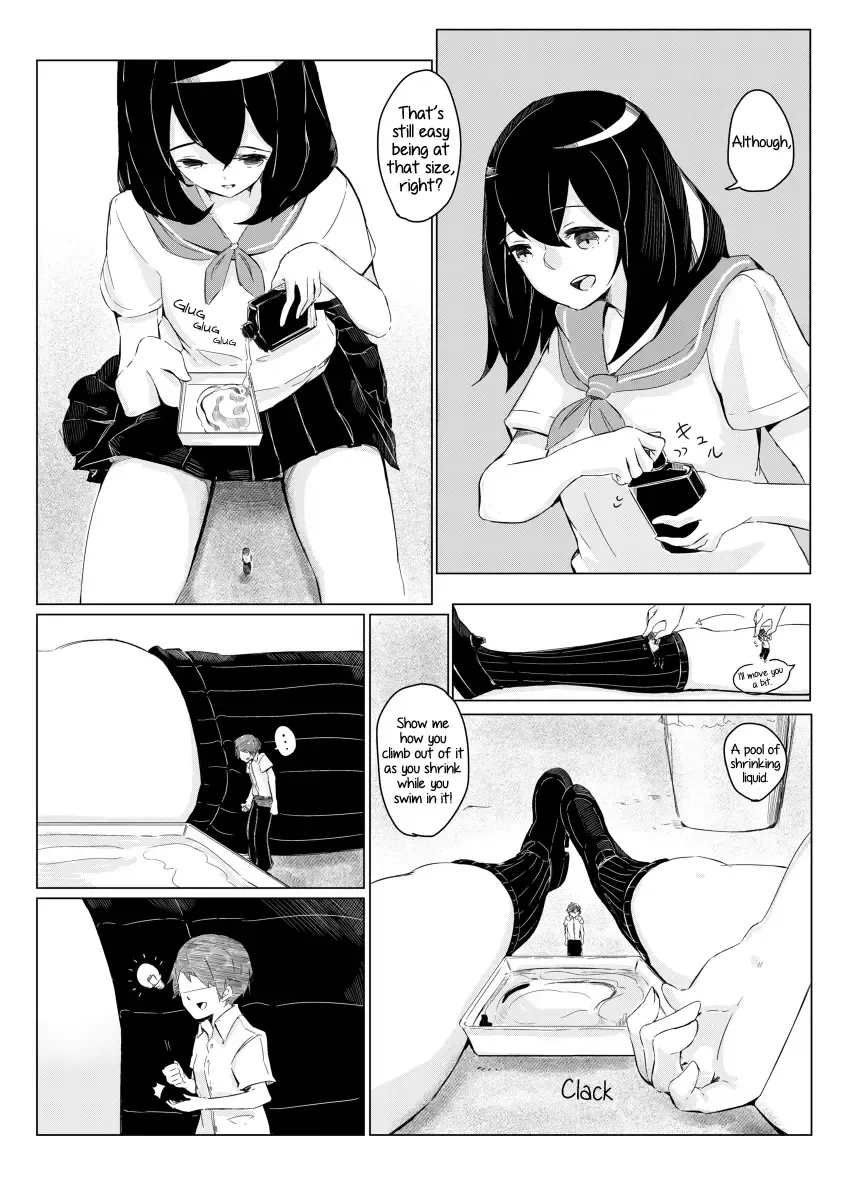 [Marushamo] Sachie-chan wa Chiisakushitai | Sachie-chan Wants to Make Him Smaller Fhentai - Page 9
