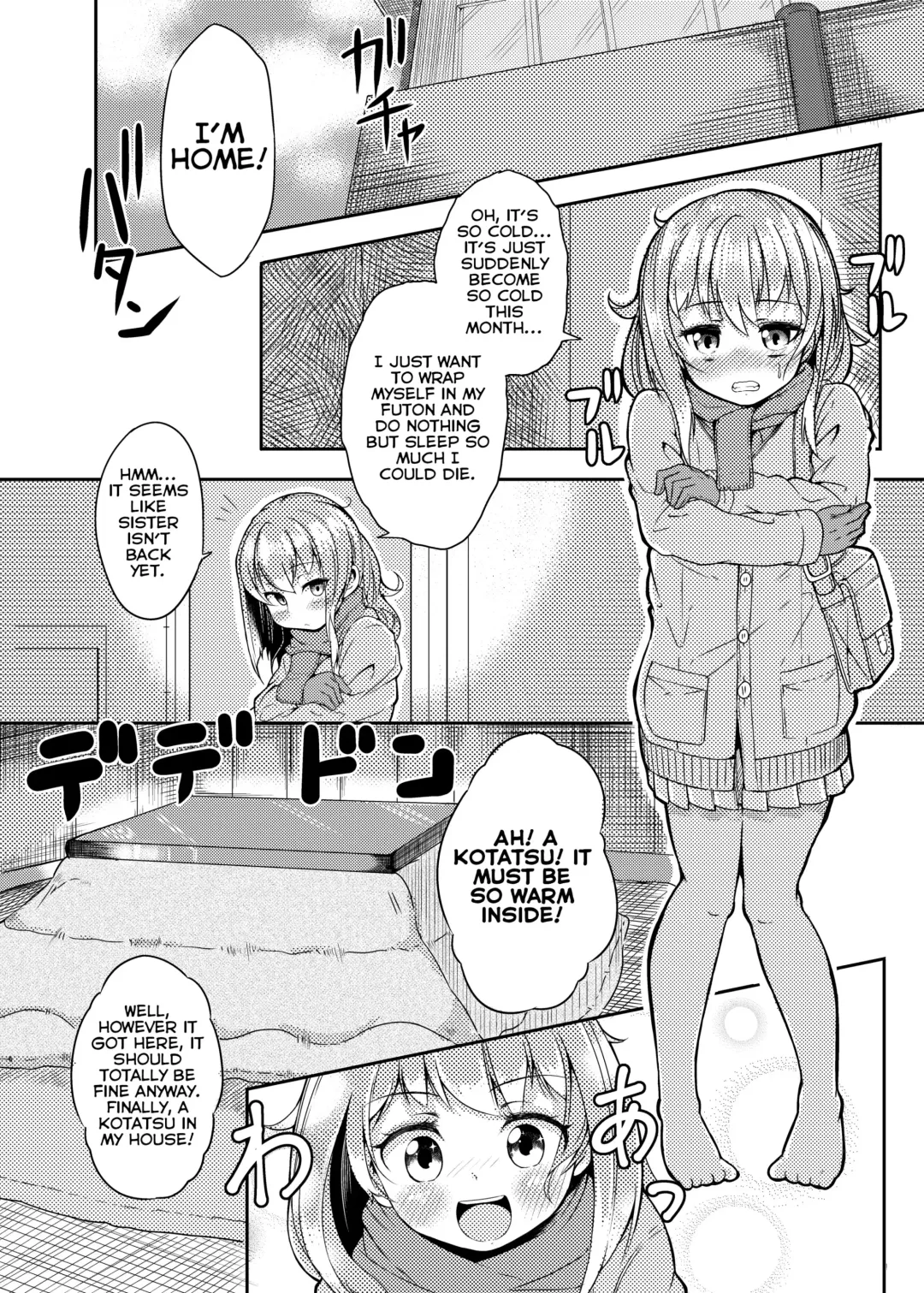 [Okuva] Shokushu Kotatsu to Onnanoko | Tentacle Kotatsu and Girl Fhentai - Page 2