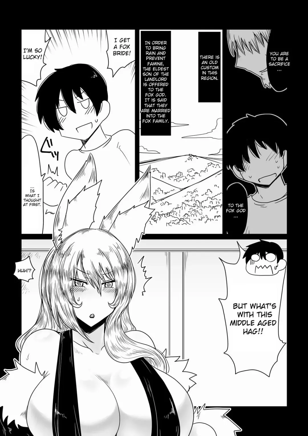 [Hroz] Kitsune ni Mukoiri. | Getting Married to a Mature Fox. Fhentai - Page 1