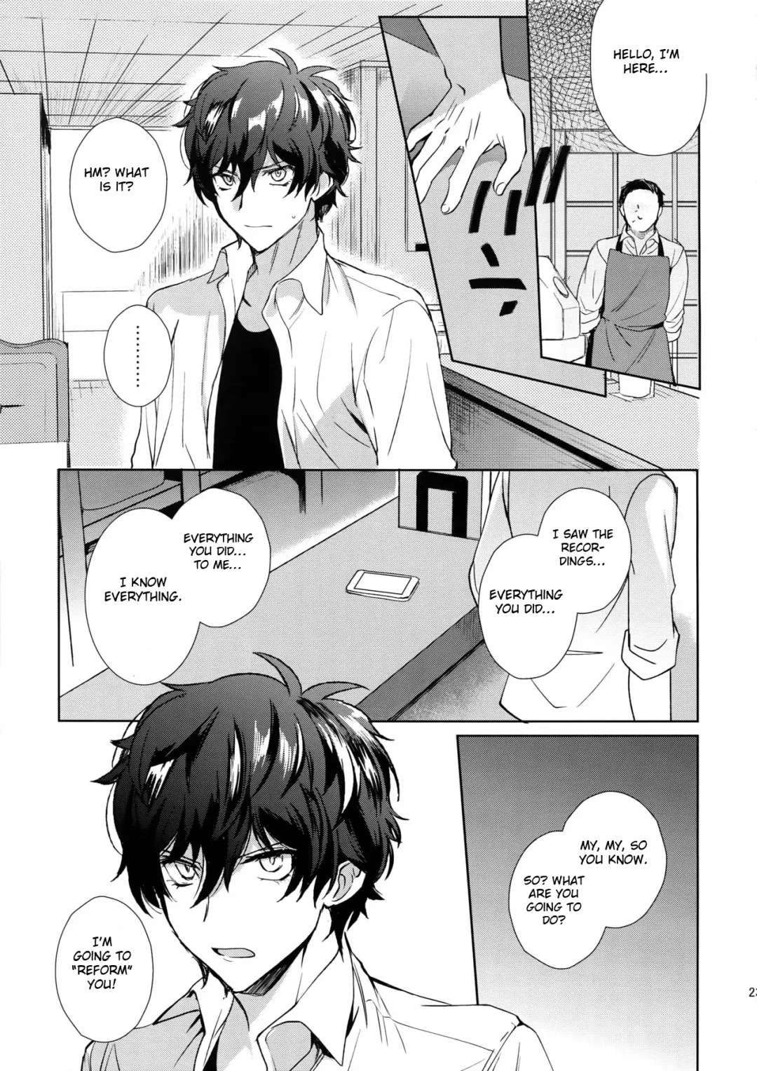 [Kirimoto Yuuji] Cafe LeBlanc no Beit-kun ni Saimin Fhentai - Page 22