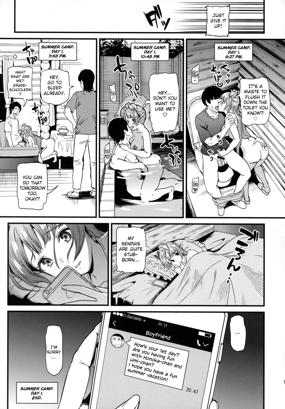 [Kichirock] Joshidaisei Minami Kotori no YariCir Jikenbo Case.3  | College Girl Kotori Minami's Hookup Circle Files Case #3 Fhentai - Page 18