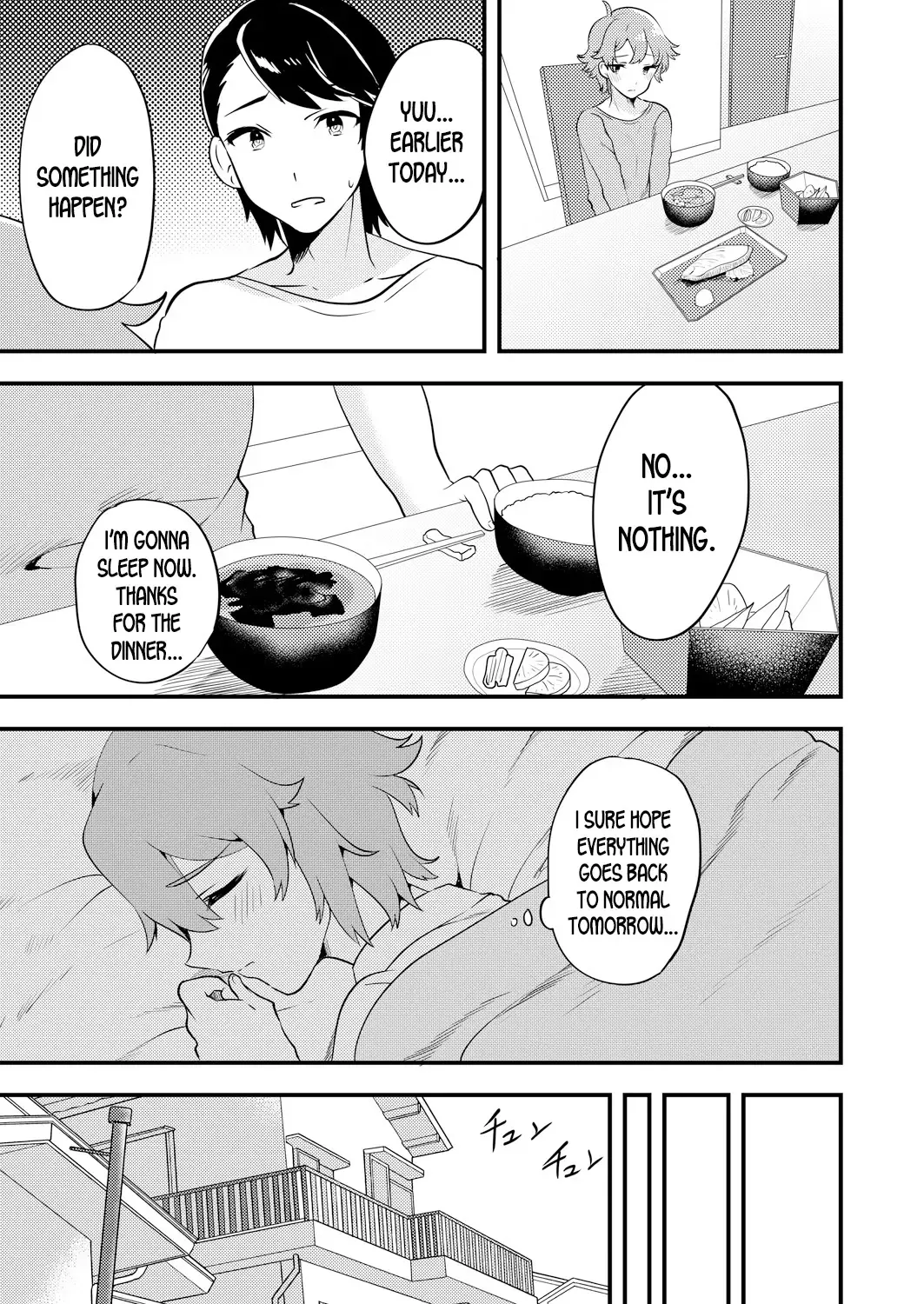 [Sorano Suzume] Nyotaika Kyoudai ~Kyoudai de Oppai no Yawarakasa ga Chigau tte Honto!?~ Fhentai - Page 16