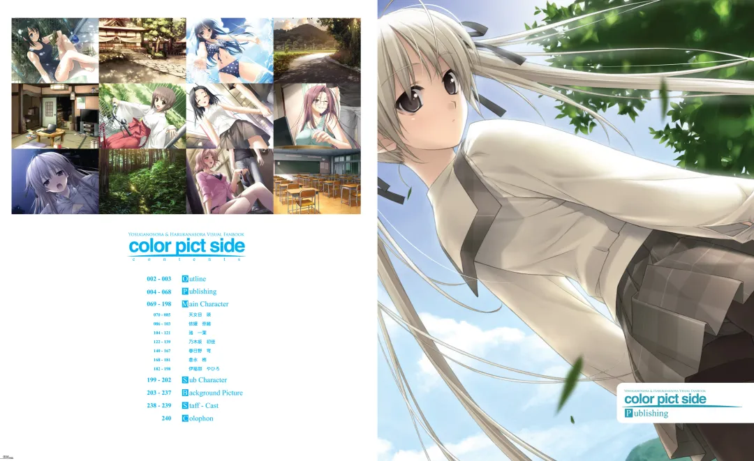 [Hashimoto Takashi - Suzuhira Hiro] Yosuga no Sora VISUAL FANBOOK Fhentai - Page 7
