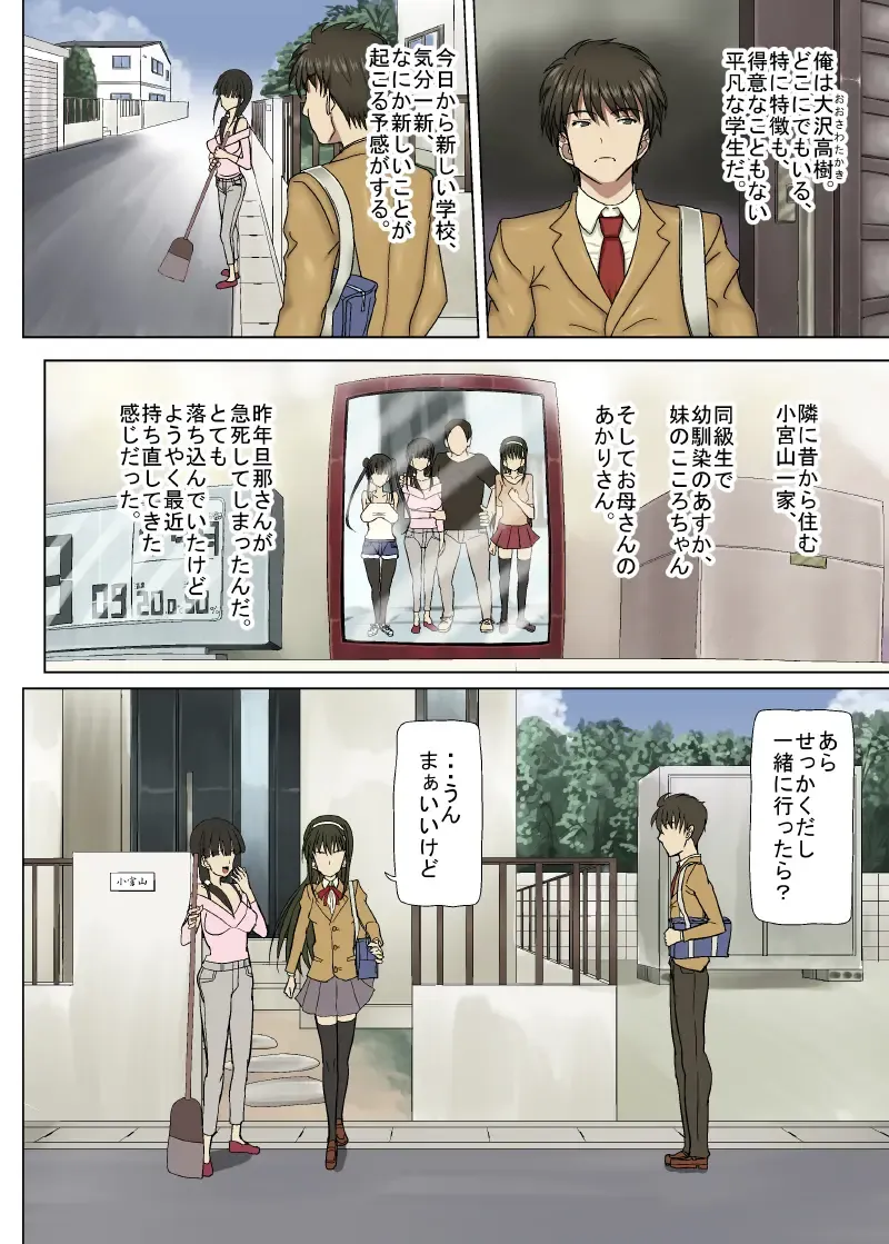 [Shiina Soutyou] Ore no Osananajimi ga Sex ni Hamatte Ita Ken ni Tsuite -Closet kara Nagameru Osananajimi no Chitai- Fhentai - Page 2