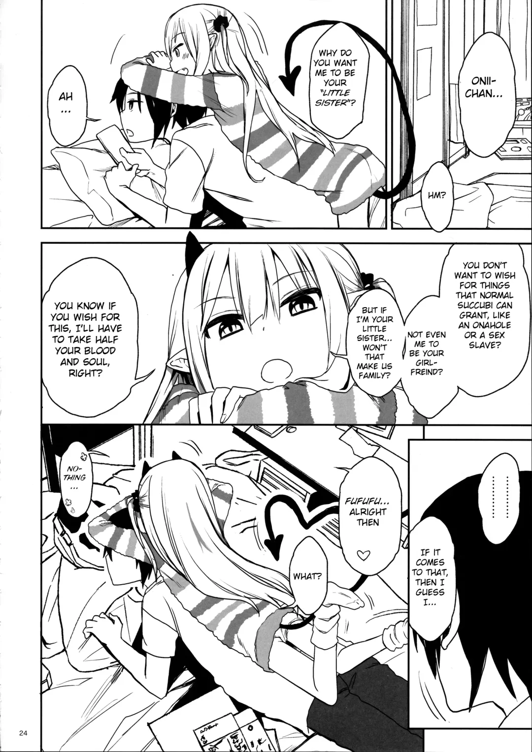 [Arekusa Mahone] Imouto wa Succubus Fhentai - Page 24