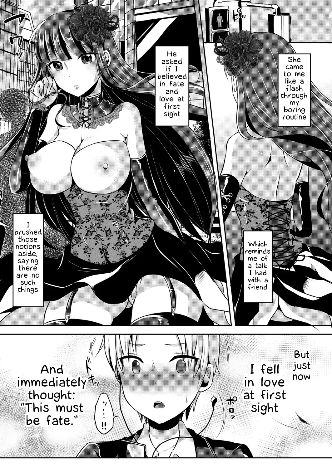 [Runrun] Boku ga Hitomebore Shita Gothic Onee-san wa Futanari datta Ken Fhentai - Page 4