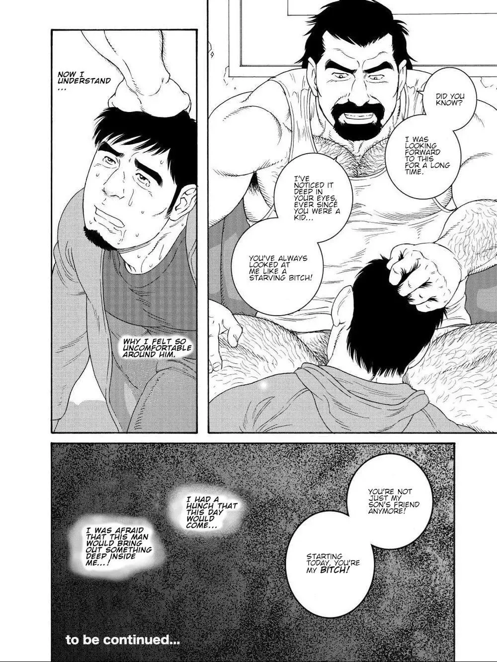 [Tagame Gengoroh] Dachi no Oyaji ni Mesu ni Sarete Zenpen | My Best Friend's Dad Made Me a Bitch Ch.1 Fhentai - Page 16