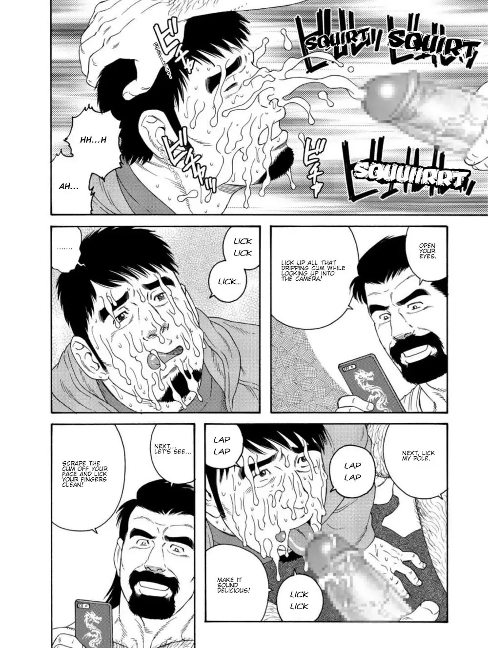 [Tagame Gengoroh] Dachi no Oyaji ni Mesu ni Sarete Chuuhen | My Best Friend's Dad Made Me a Bitch Ch.2 Fhentai - Page 8