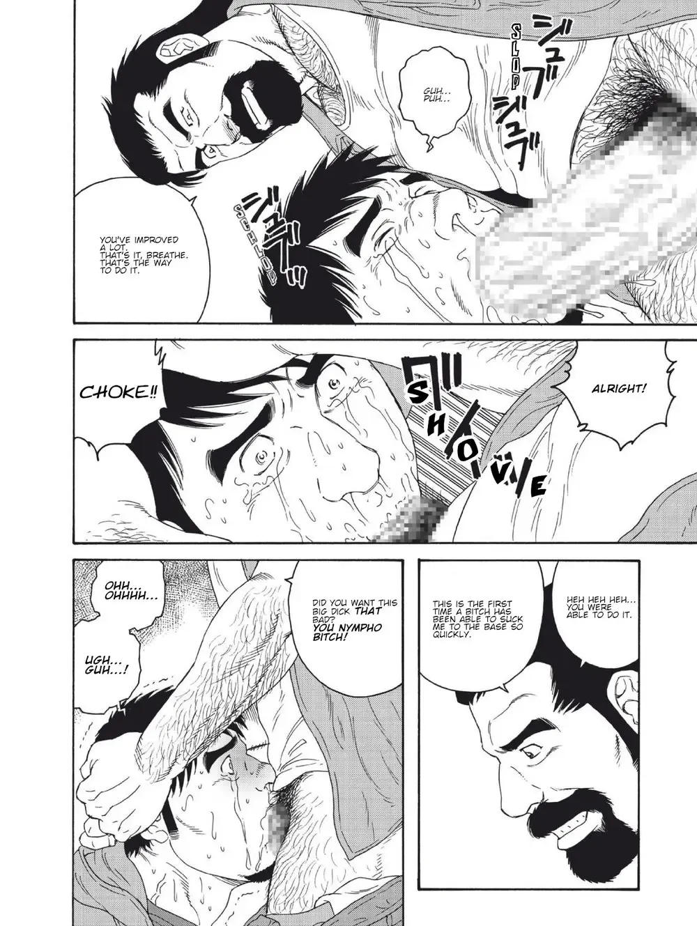 [Tagame Gengoroh] Dachi no Oyaji ni Mesu ni Sarete Kouhen-1 | My Best Friend's Dad Made Me a Bitch Ch.3 Fhentai - Page 12