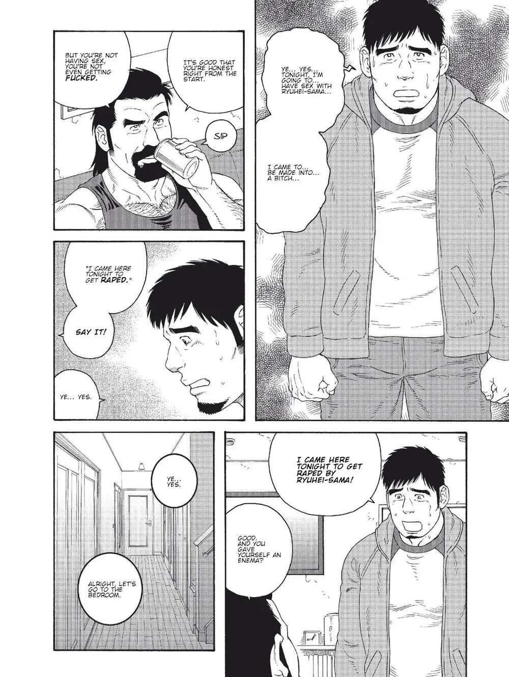 [Tagame Gengoroh] Dachi no Oyaji ni Mesu ni Sarete Kanketsuhen | My Best Friend's Dad Made Me a Bitch Ch.4 Fhentai - Page 2