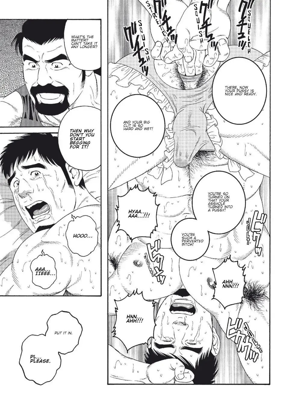 [Tagame Gengoroh] Dachi no Oyaji ni Mesu ni Sarete Kanketsuhen | My Best Friend's Dad Made Me a Bitch Ch.4 Fhentai - Page 7