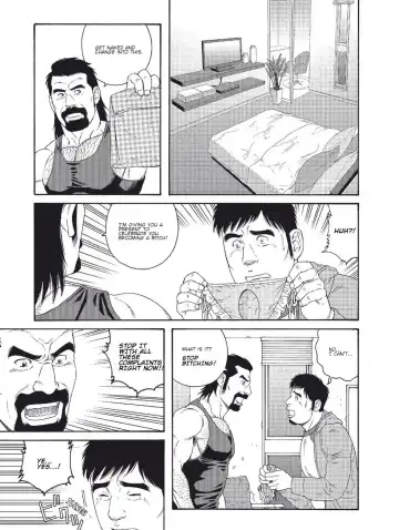 [Tagame Gengoroh] Dachi no Oyaji ni Mesu ni Sarete Kanketsuhen | My Best Friend's Dad Made Me a Bitch Ch.4 Fhentai - Page 3