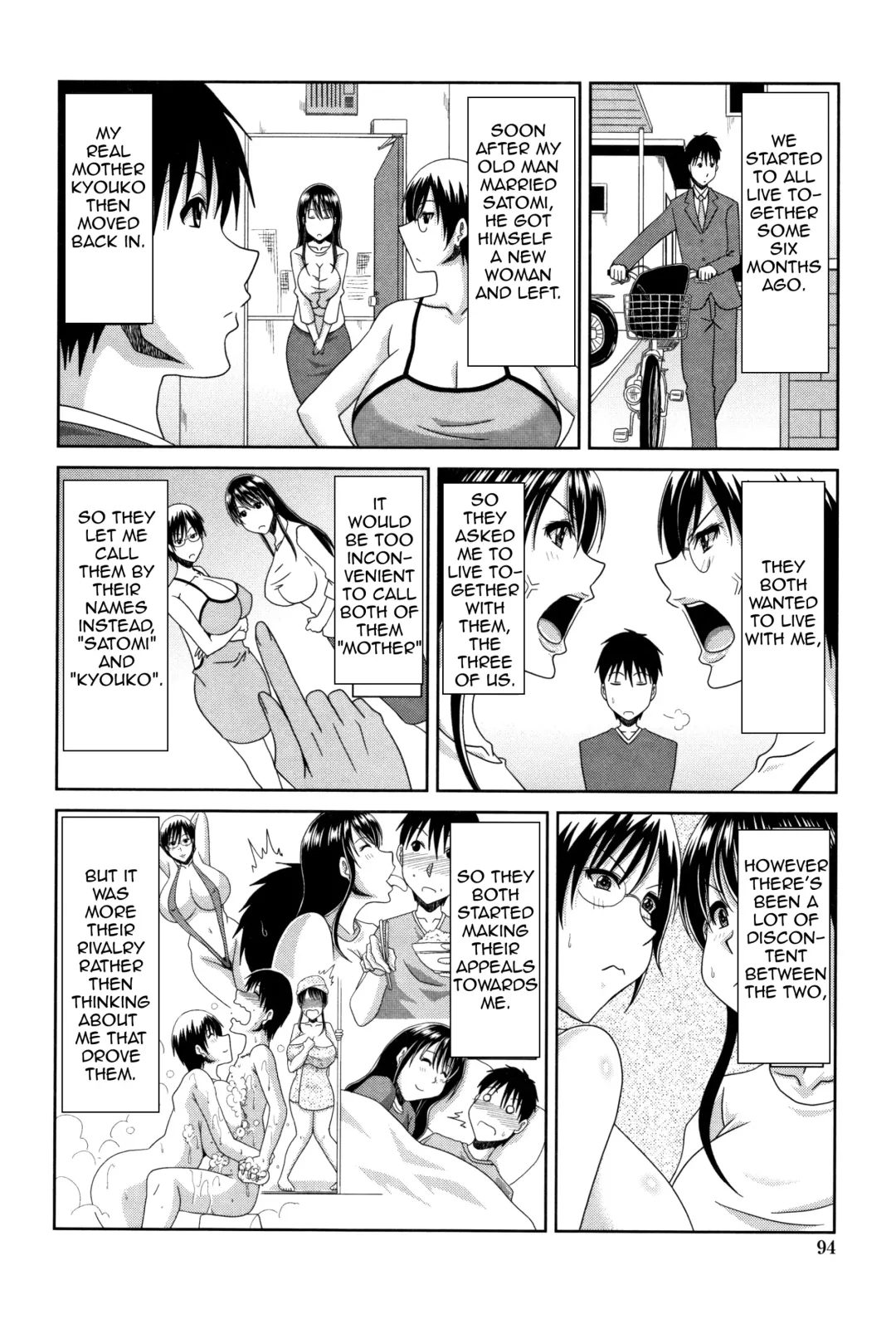 [Kai Hiroyuki] WHaha to Ore no Kazoku Seikatsu | My Family Life with My Two Mothers Fhentai - Page 6