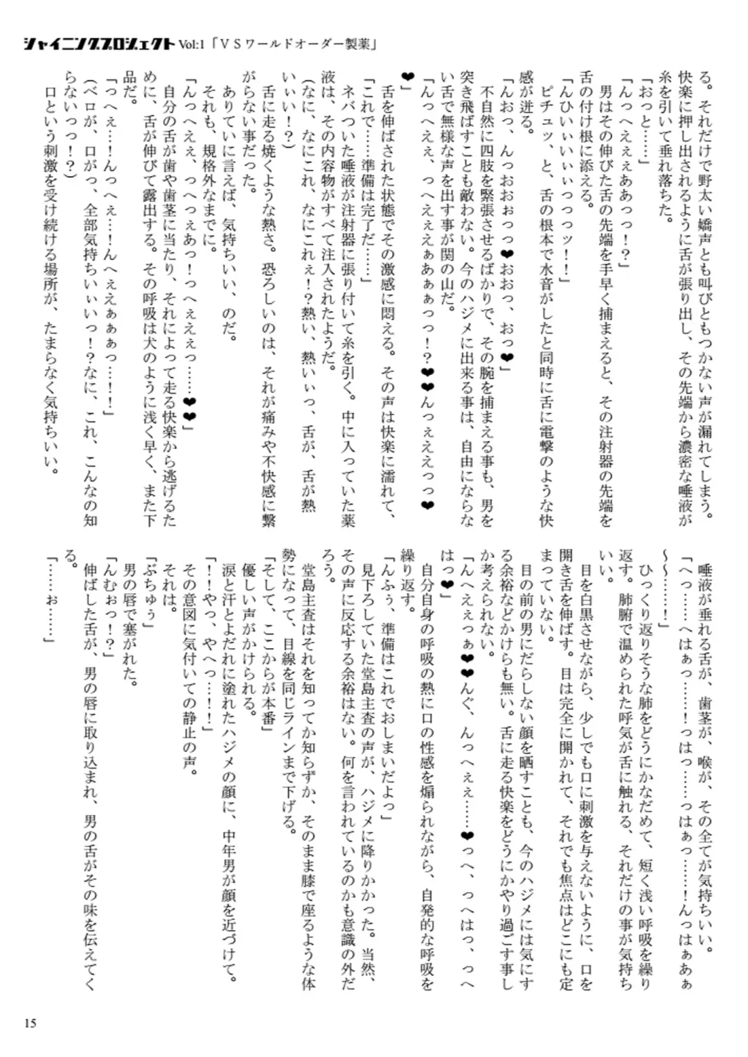 [23] Shining Project! Vol 1 "VS World Order Seiyaku!" Fhentai - Page 16