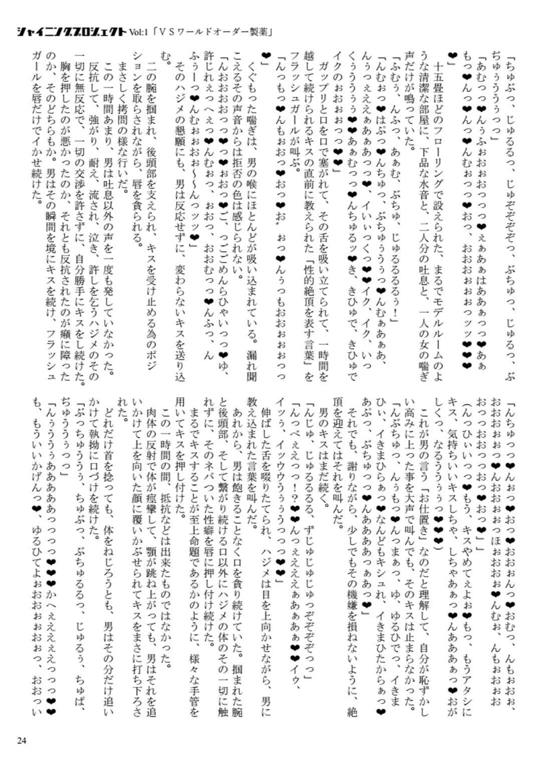 [23] Shining Project! Vol 1 "VS World Order Seiyaku!" Fhentai - Page 25