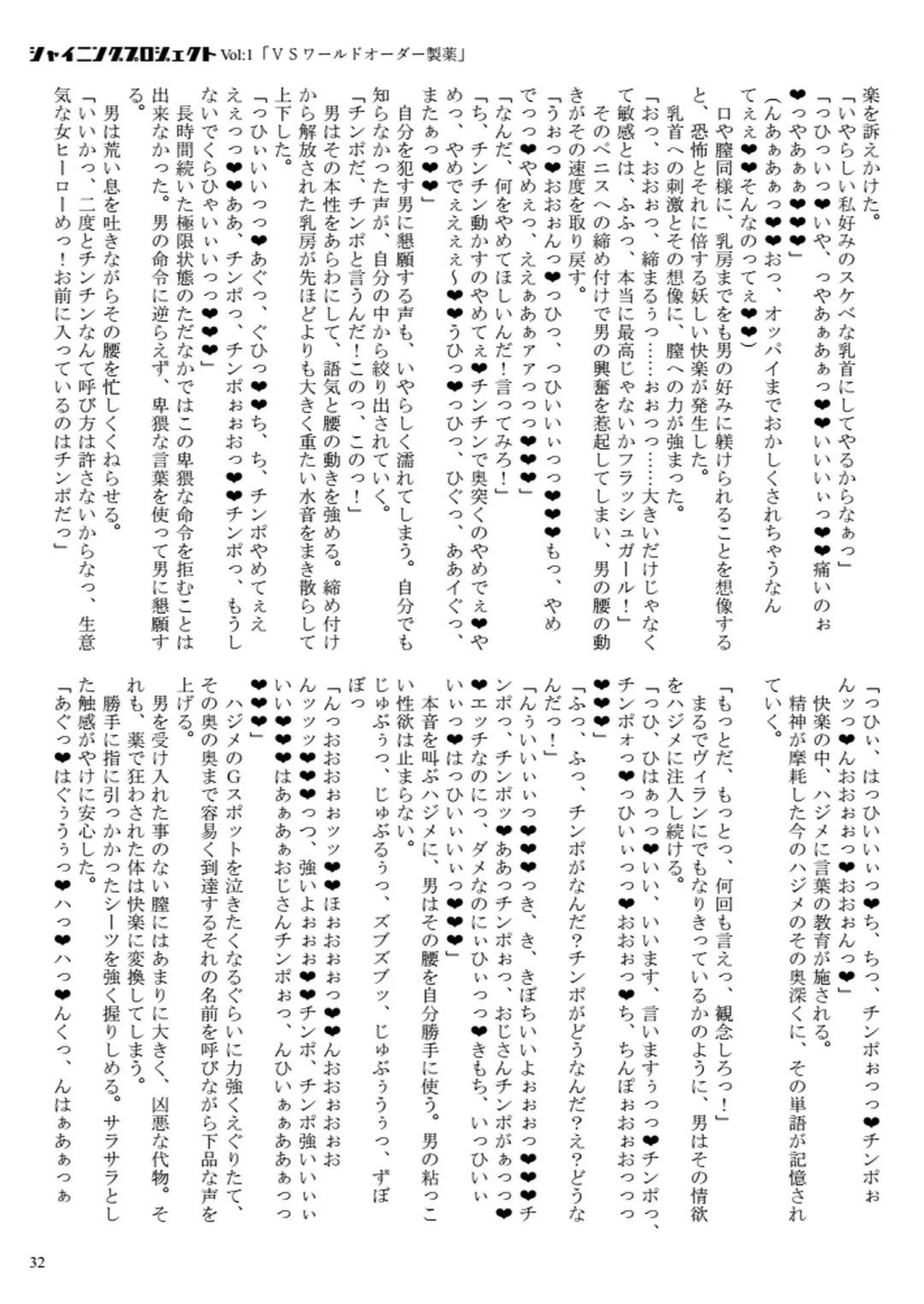 [23] Shining Project! Vol 1 "VS World Order Seiyaku!" Fhentai - Page 33