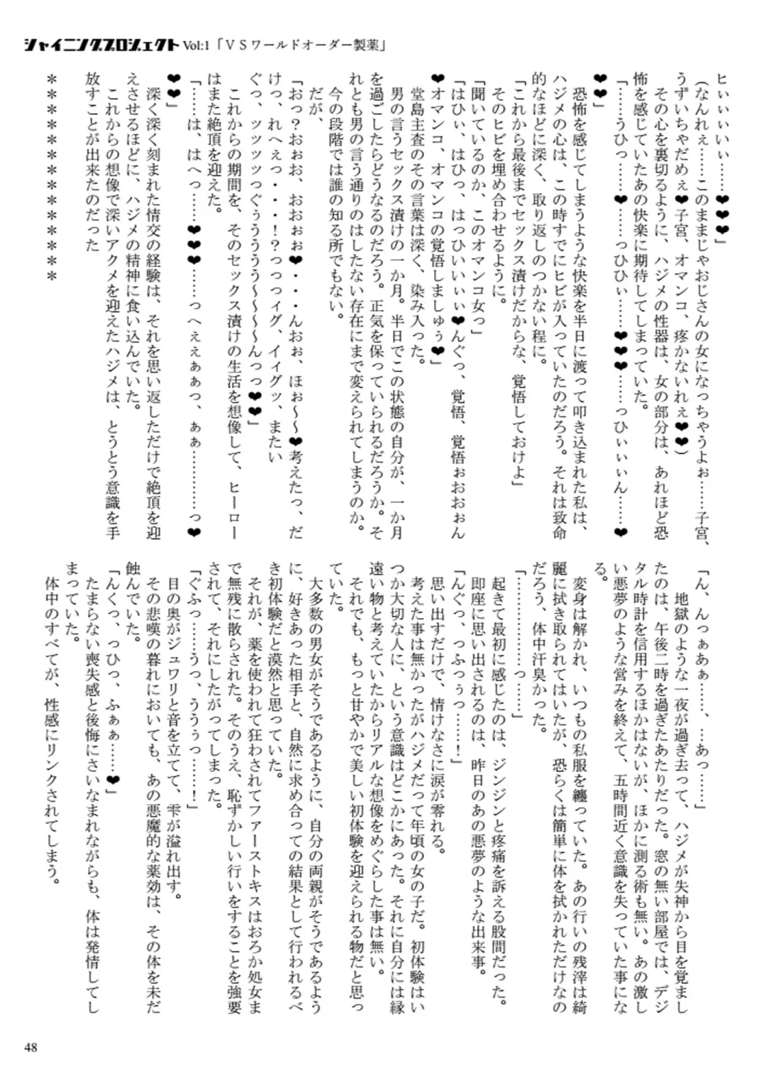 [23] Shining Project! Vol 1 "VS World Order Seiyaku!" Fhentai - Page 49