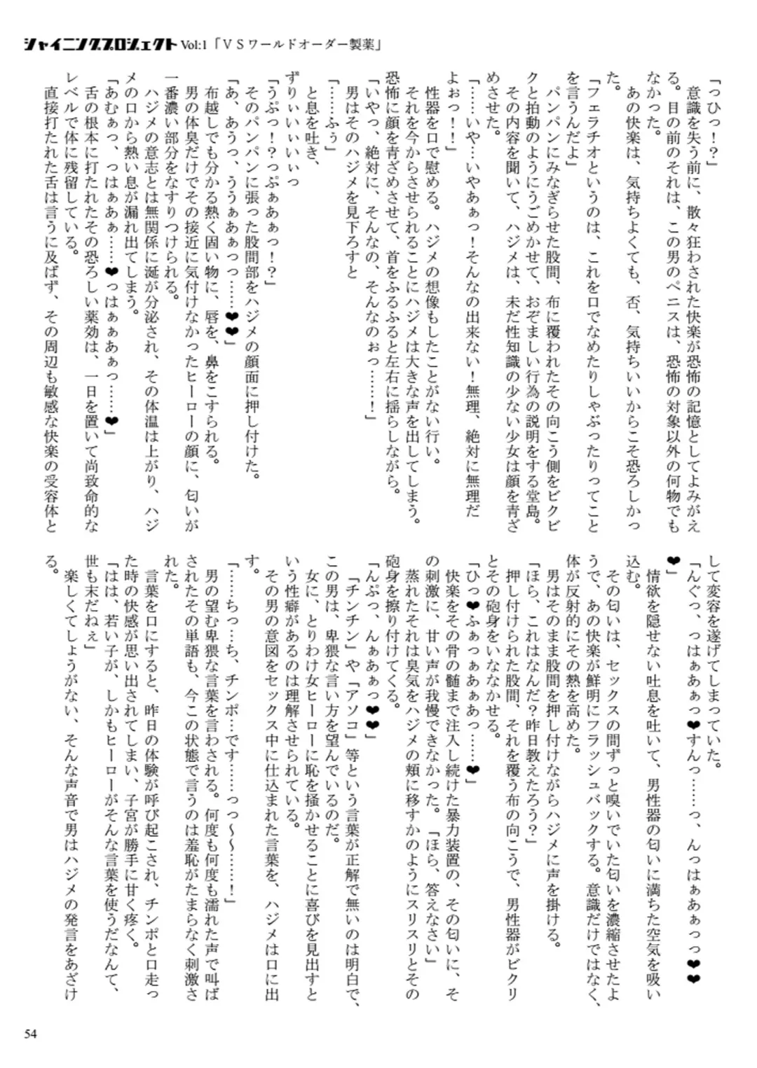 [23] Shining Project! Vol 1 "VS World Order Seiyaku!" Fhentai - Page 55