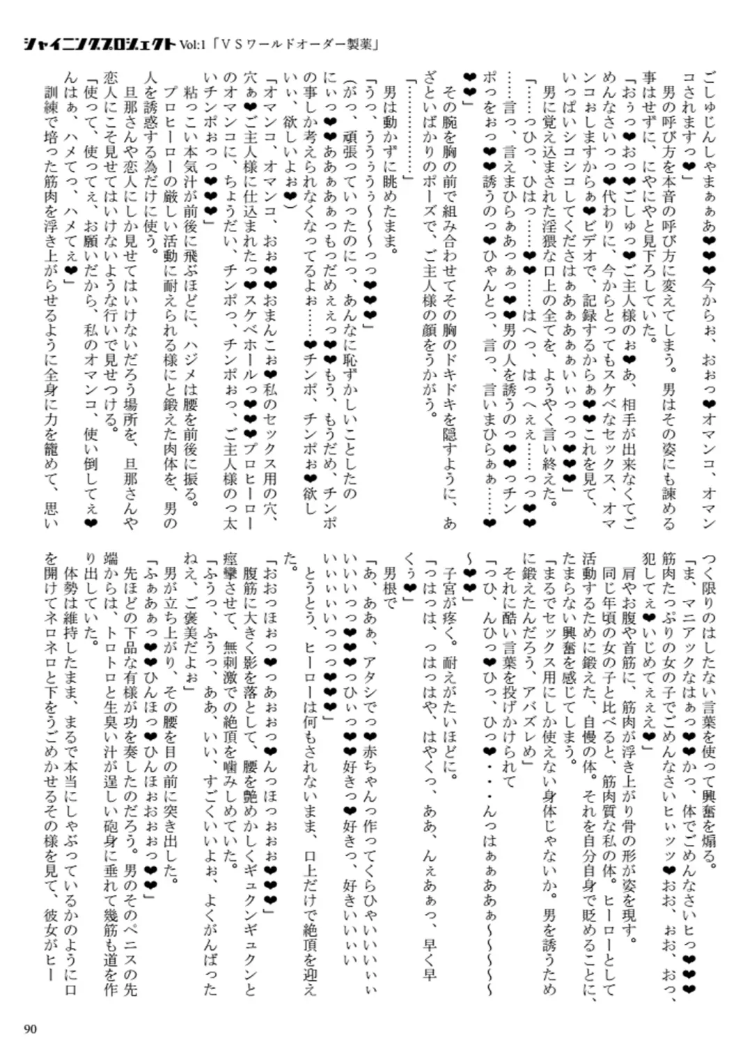 [23] Shining Project! Vol 1 "VS World Order Seiyaku!" Fhentai - Page 91