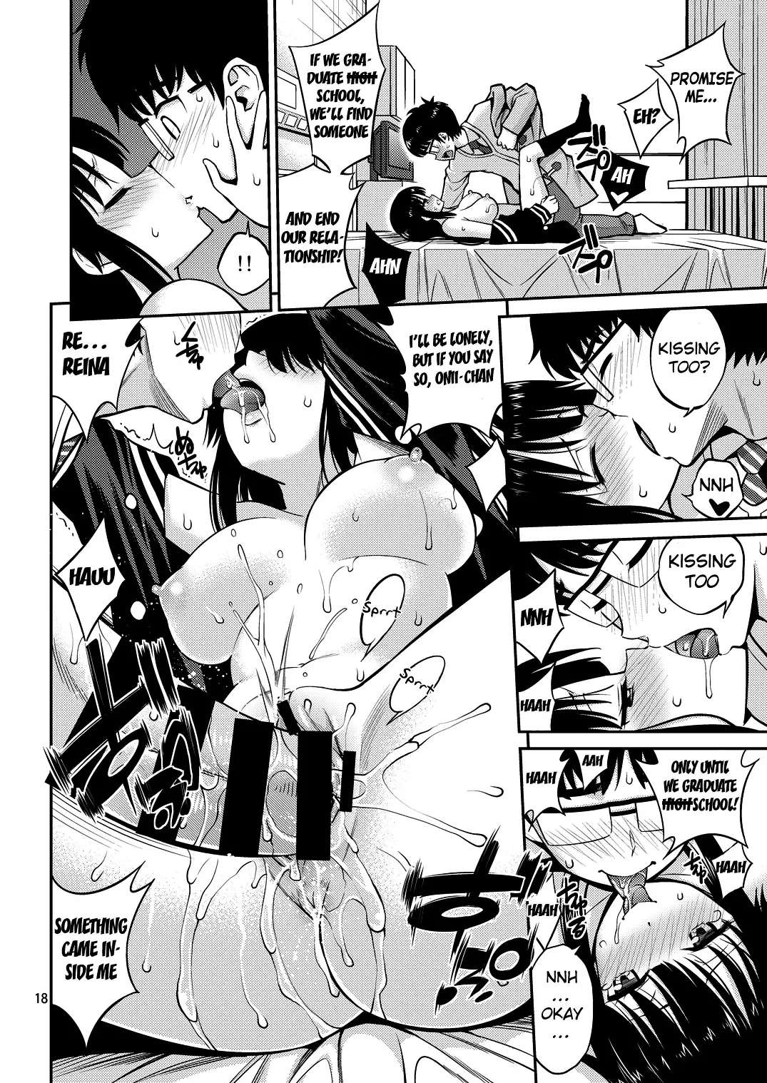[Yahiro Pochi] Imouto to Uchi Kiss | Kissing in the House with Little Sister Fhentai - Page 18