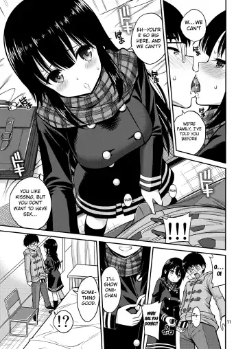 [Yahiro Pochi] Imouto to Uchi Kiss | Kissing in the House with Little Sister Fhentai - Page 11