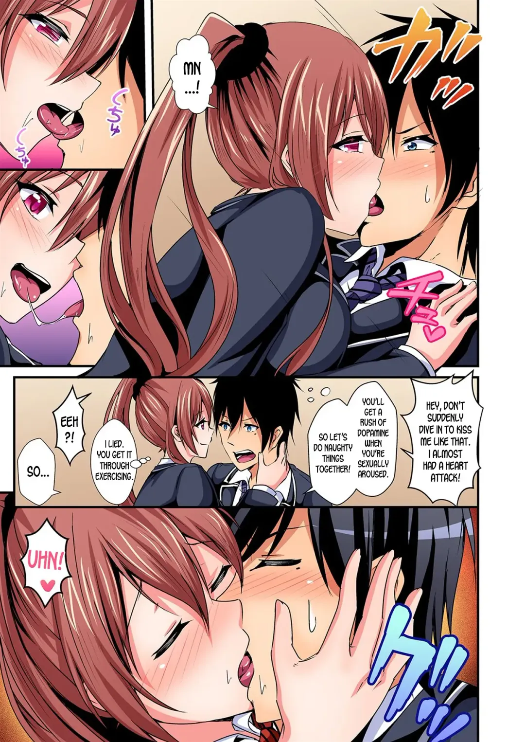 [Suishin Tenra] Irekawatte Dotabata Ecchi! ~Aya-nee no Binkan na Karada ni Ore wa Taerarenai  | Switch bodies and have noisy sex! I can't stand Ayanee's sensitive body 1-6 Fhentai - Page 112