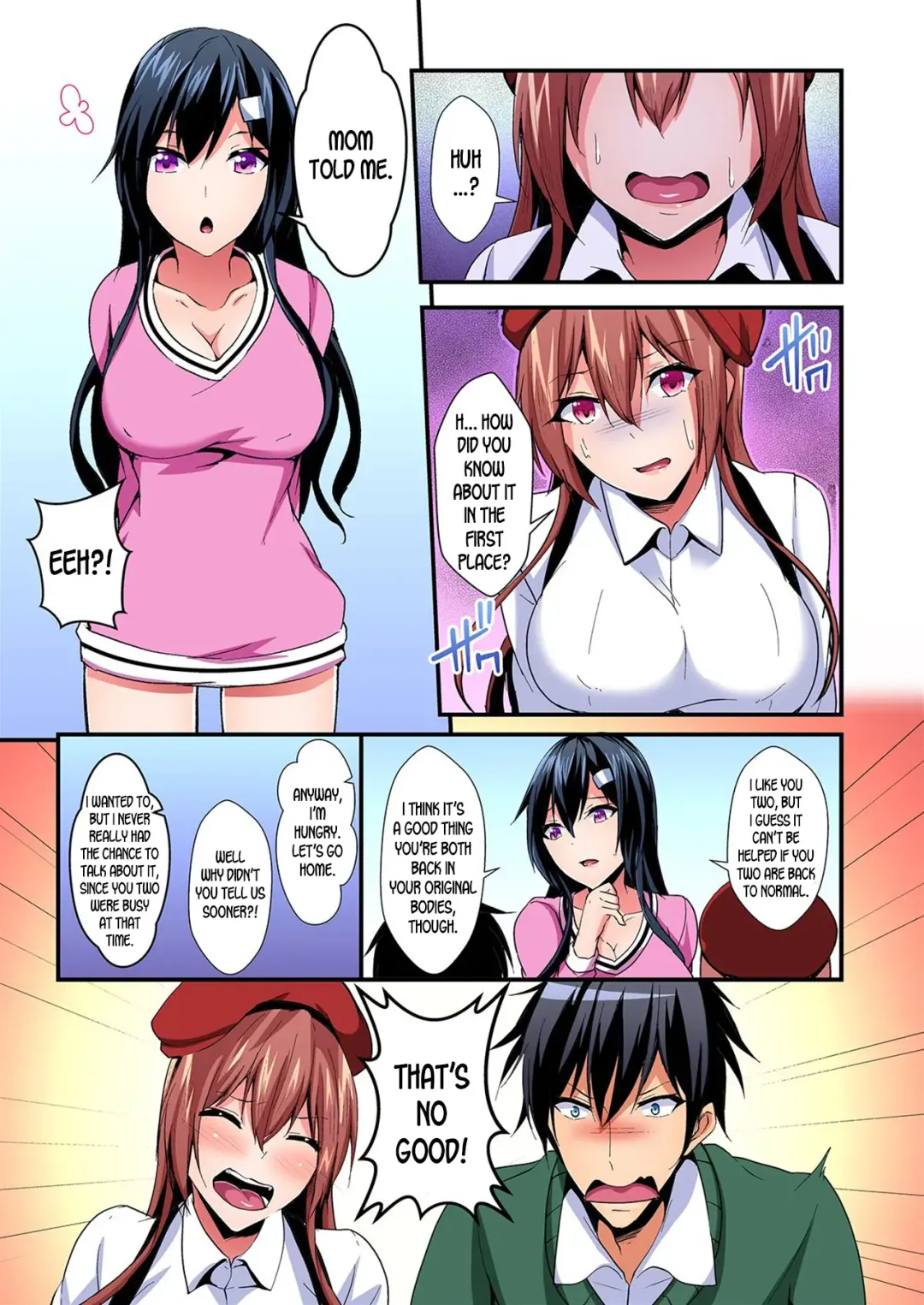 [Suishin Tenra] Irekawatte Dotabata Ecchi! ~Aya-nee no Binkan na Karada ni Ore wa Taerarenai  | Switch bodies and have noisy sex! I can't stand Ayanee's sensitive body 1-6 Fhentai - Page 150