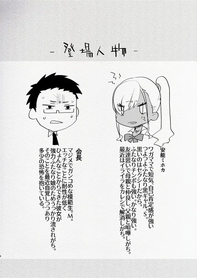 [Aimaitei Umami] Kigen no Warui Kuro Gal Futanari Kanojo ni Karaoke ni Yobidasareta Kekka... Fhentai - Page 4