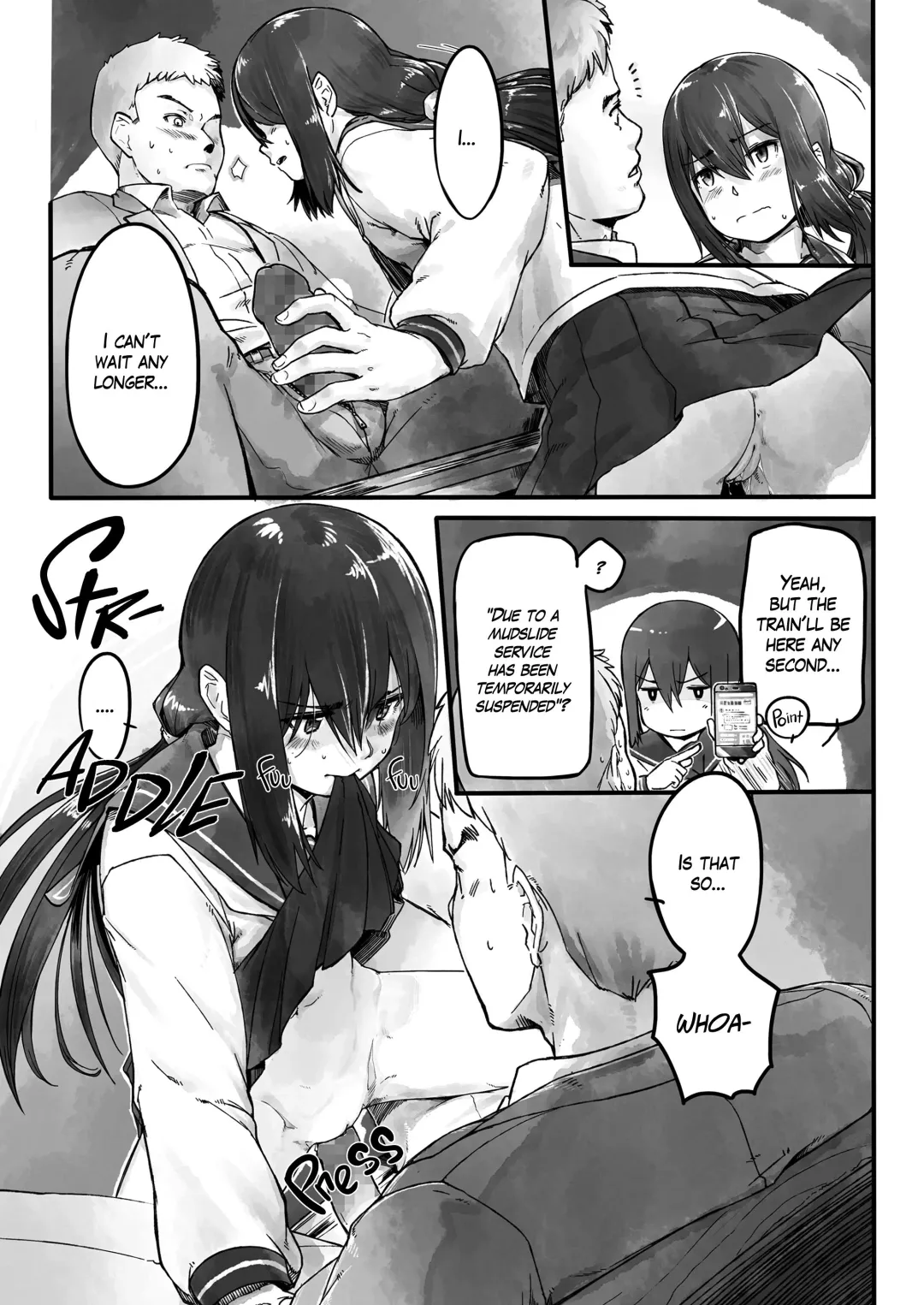 [Nogiguchi Kohiro] Ame no Hi no Nagaisu de | On a Bench, On a Rainy Day Fhentai - Page 11