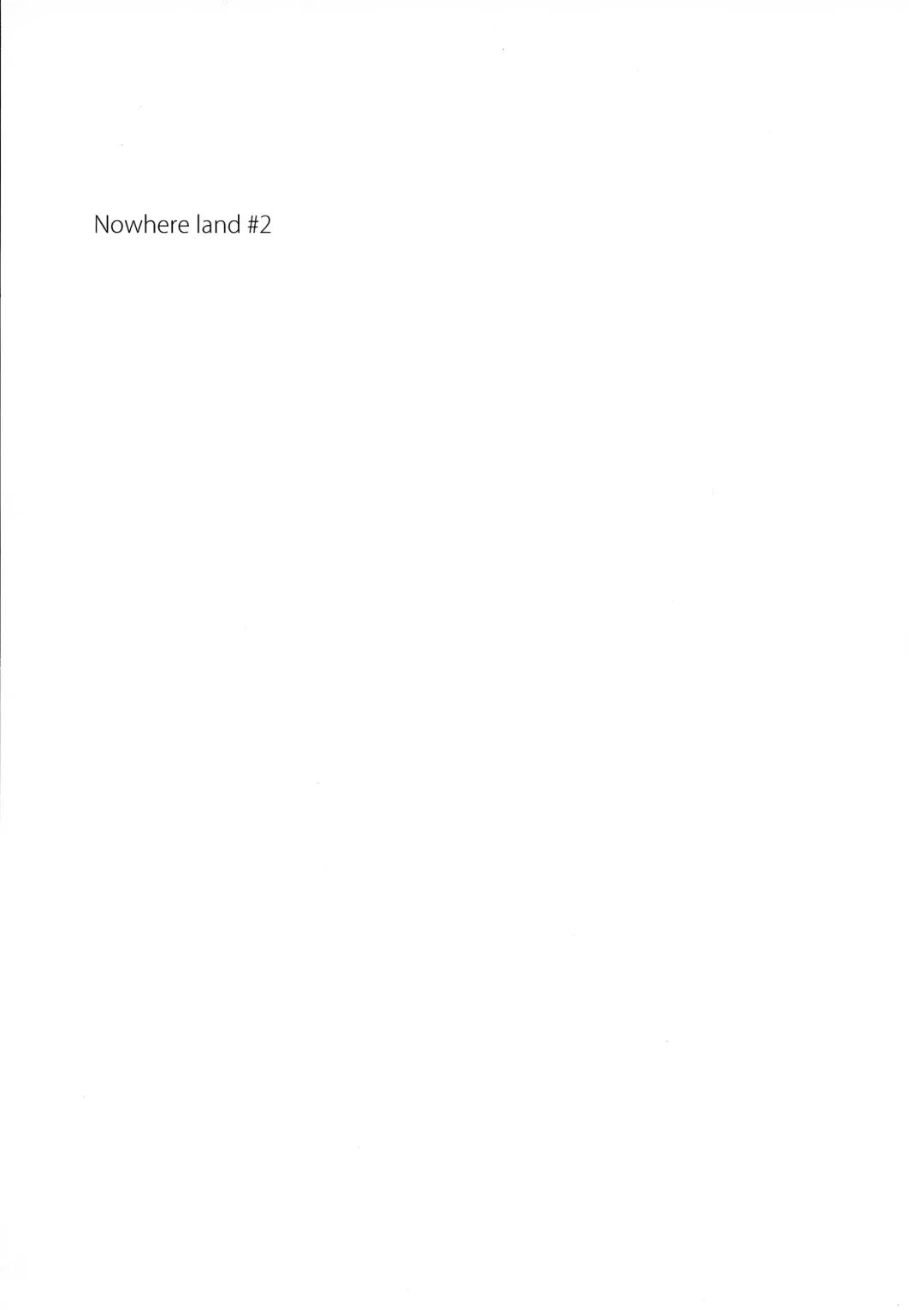 [Eguchi Jaws] Nowhere land 2 Fhentai - Page 2