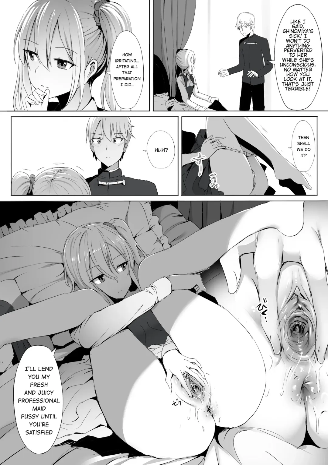 [Ginhaha] Shinomiya-ke no Maid wa Tokojouzu ~Professional Jintai Onaho~ Fhentai - Page 10