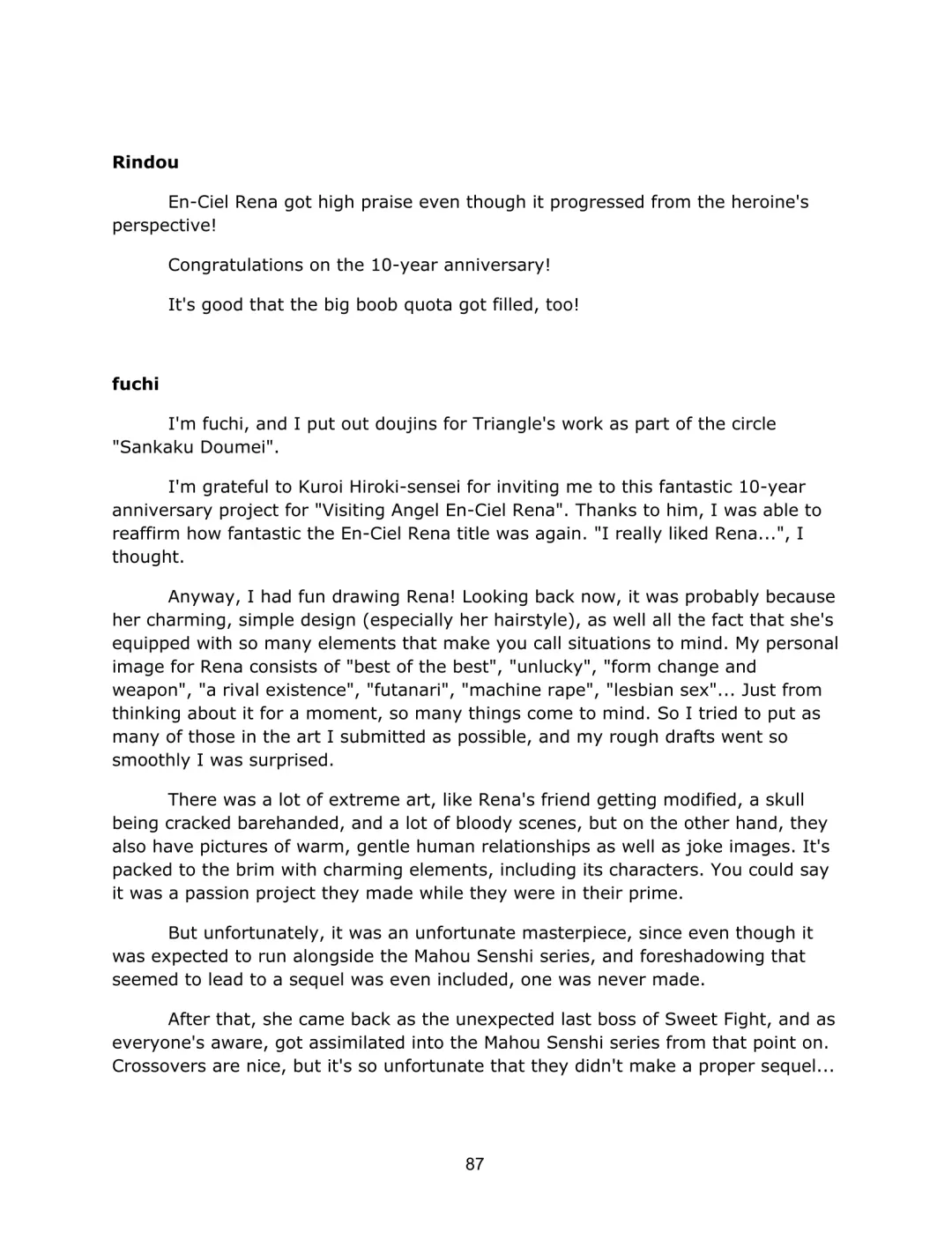 [Rindou - Sansyoku Amido.] en-ciel Decade Fhentai - Page 87