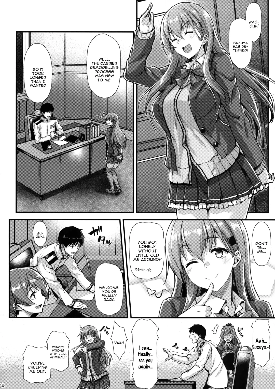 [Saemon] Suzuya to IchaIcha kkusu! | Flirty Lovin' with Suzuya! Fhentai - Page 3