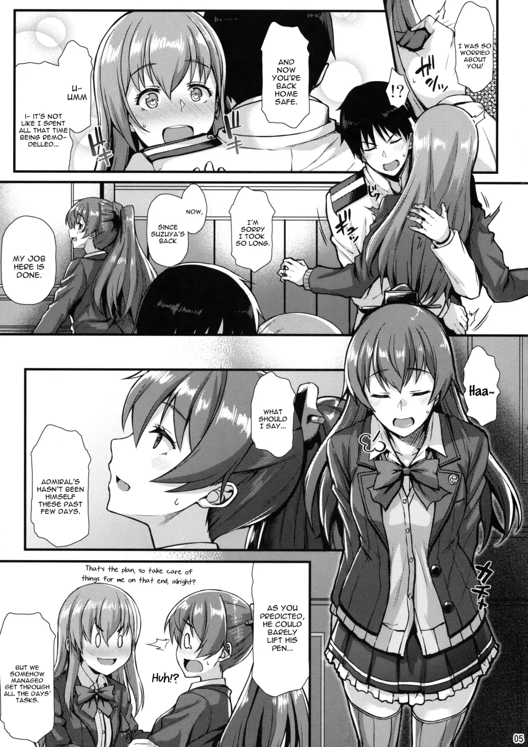 [Saemon] Suzuya to IchaIcha kkusu! | Flirty Lovin' with Suzuya! Fhentai - Page 4