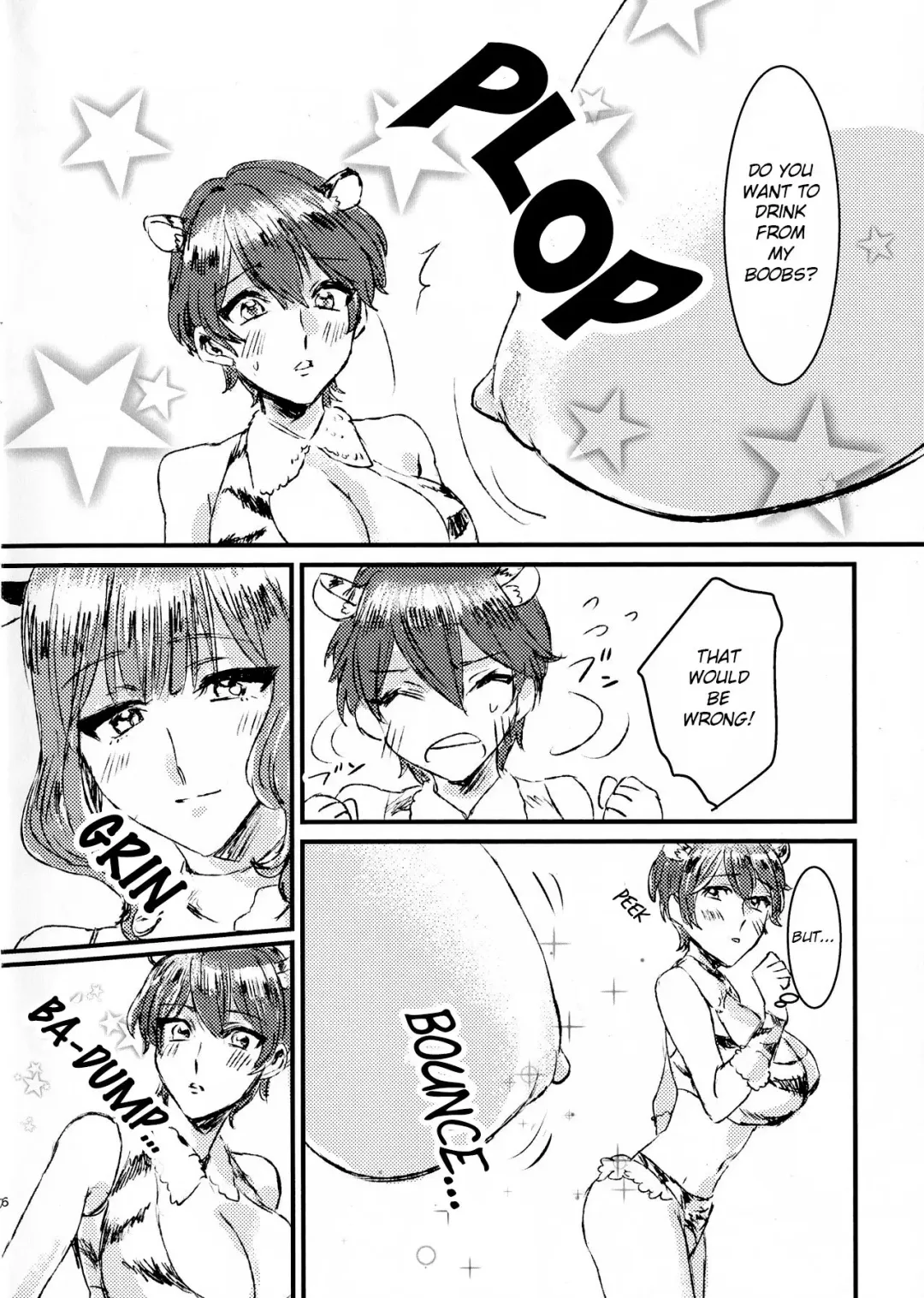 [Macica] Onaka Sora Tiger no Hiiragi-san ni Torino-san ga mo~ Shouganaiwanette Ochichi o Ageru Hanashi Fhentai - Page 5