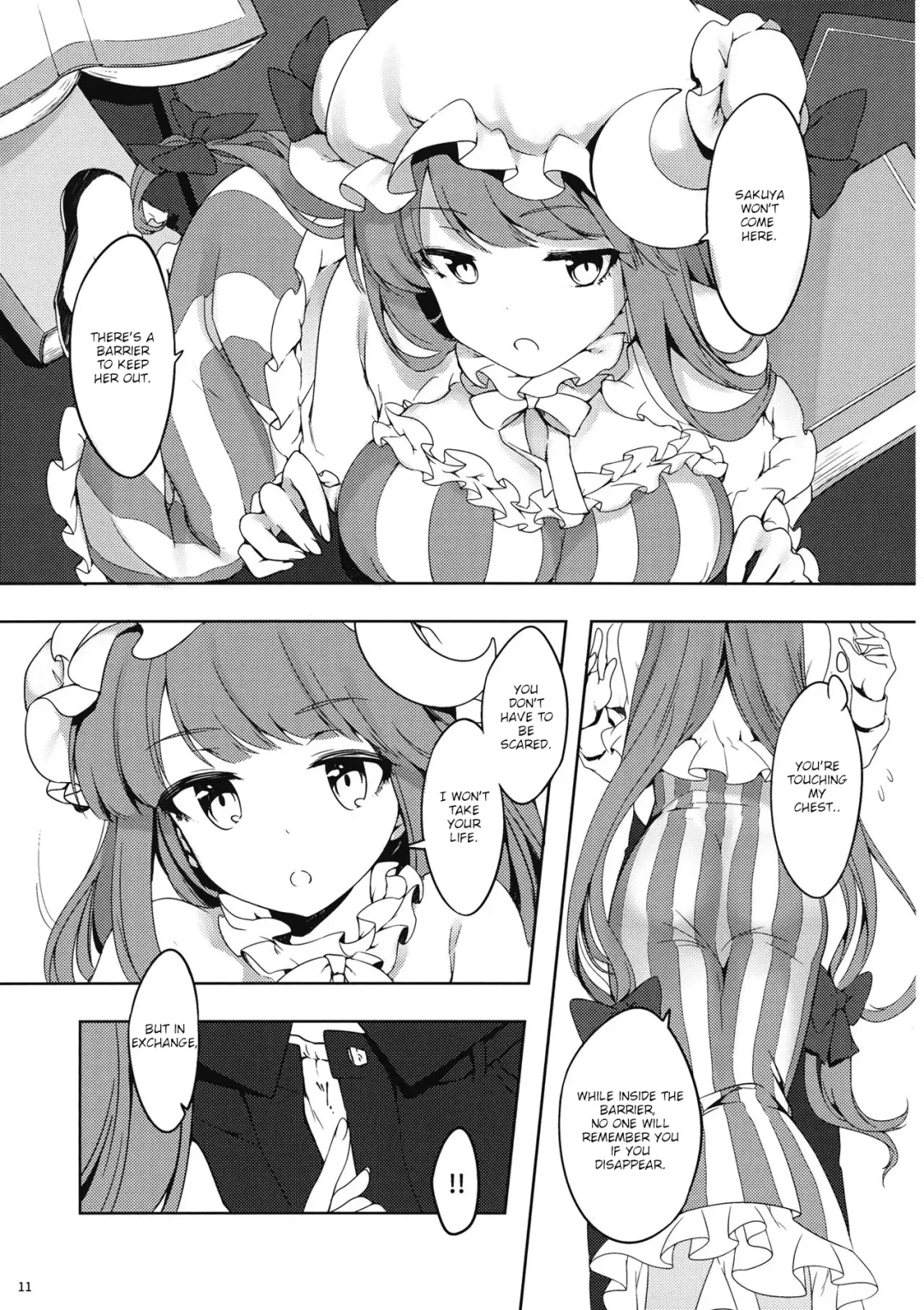 [Tachibana Hisui] Patchouli-san ni Yowami o Nigiraretai Fhentai - Page 10