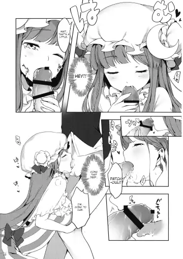 [Tachibana Hisui] Patchouli-san ni Yowami o Nigiraretai Fhentai - Page 12