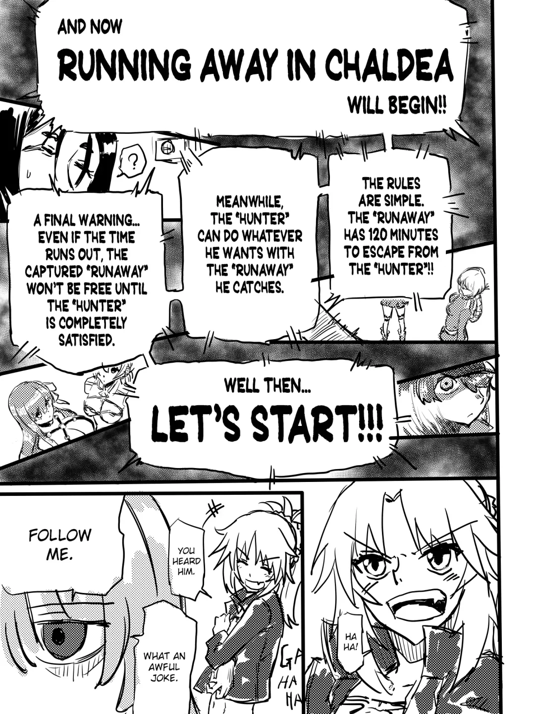 [Mura] Tousouchuu in Chaldea  | Running away in Chaldea Fhentai - Page 3