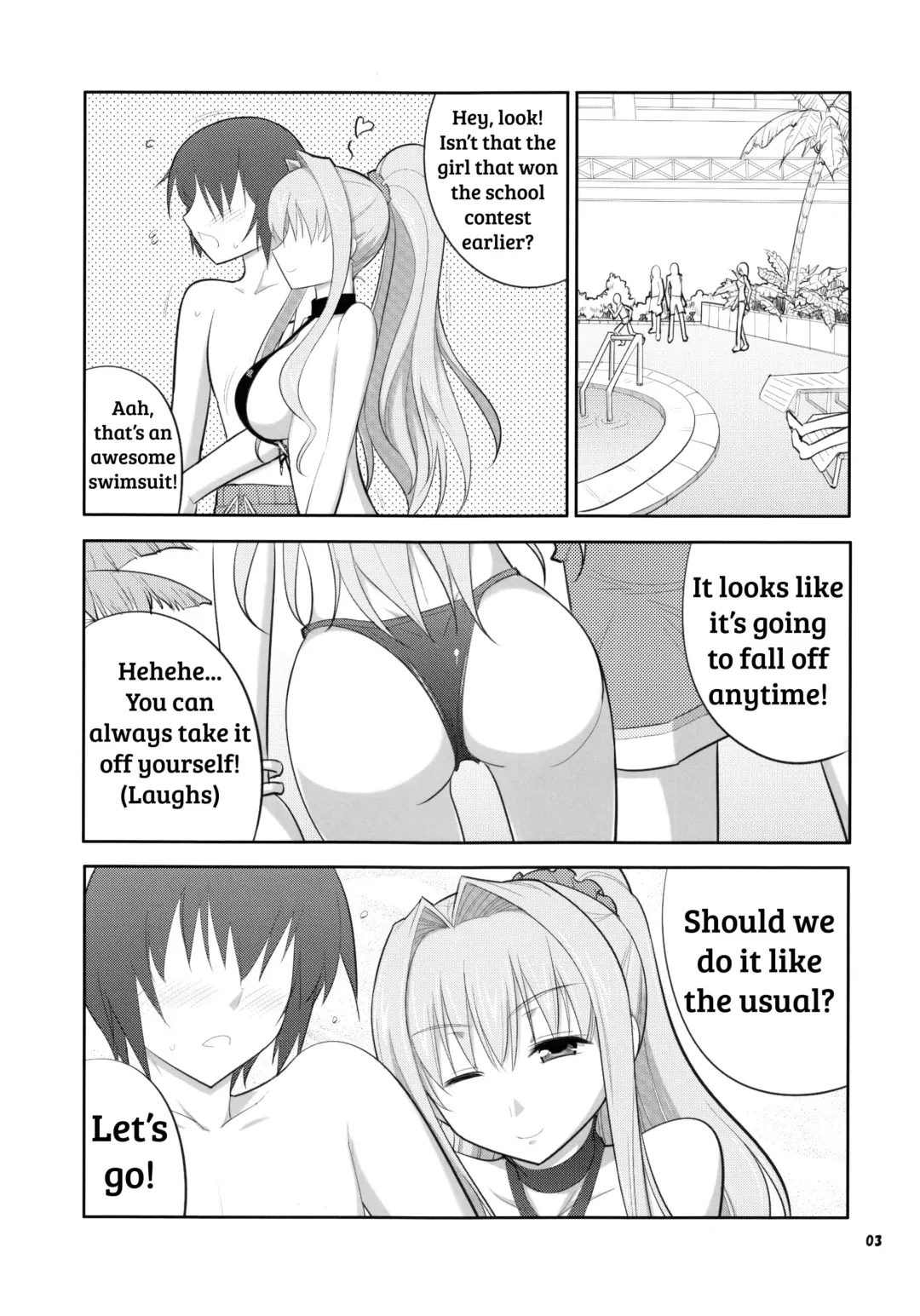 [Decarabia] Soubi > Abunai Mizugi | Dangerous Swimsuit Fhentai - Page 2