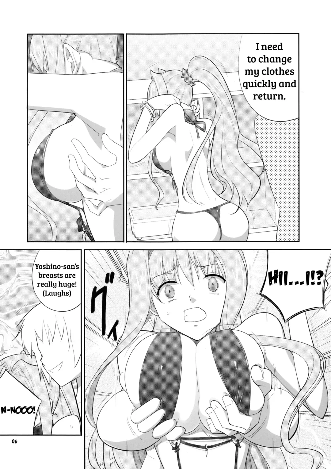 [Decarabia] Soubi > Abunai Mizugi | Dangerous Swimsuit Fhentai - Page 5