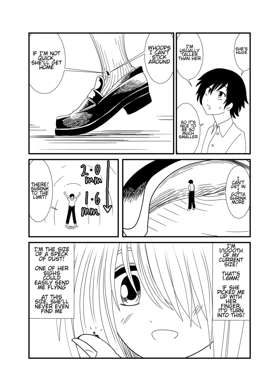 [Shivharu] Mekakure-chan ni Fumaretai | Wanna Get Stepped on by Mekakure-chan Fhentai - Page 12