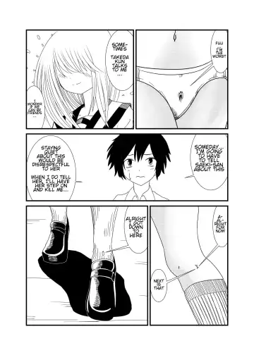 [Shivharu] Mekakure-chan ni Fumaretai | Wanna Get Stepped on by Mekakure-chan Fhentai - Page 10
